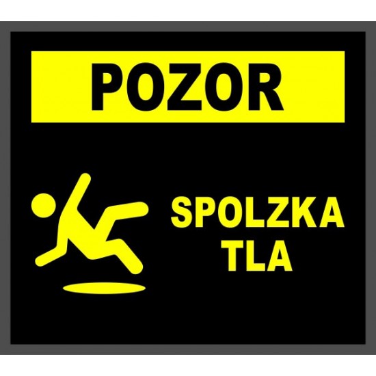 Predpražnik pozor spolzka tla