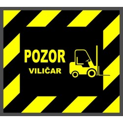 Predpraznik pozor viličar Predpraznik pozor viličar