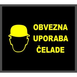Obvezna uporaba čelade Obvezna uporaba čelade